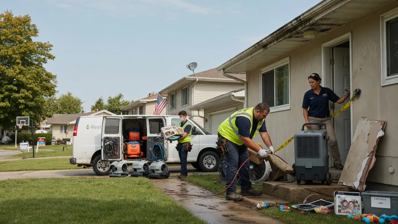Water Damage Restoration in Bruceville, IN near me